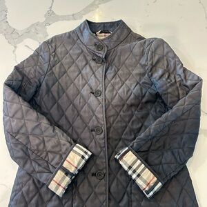 BURBERRY Black Women's Quilted Jacket